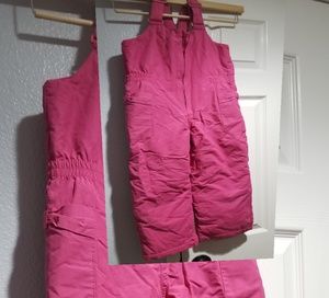 New Snow Overall/pants size 5/6 pink